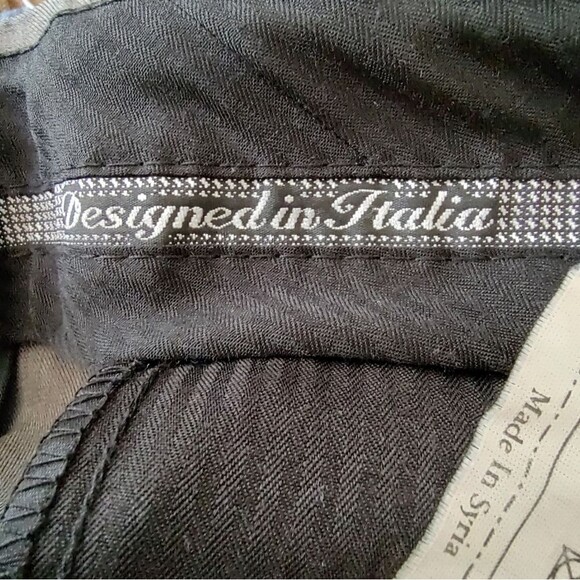 Angelo Rossi Mens Classic Gray Pleated Trousers 38 x 32 - Picture 5 of 7